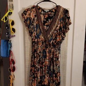 Nostalgia Multicolor Floral Dress